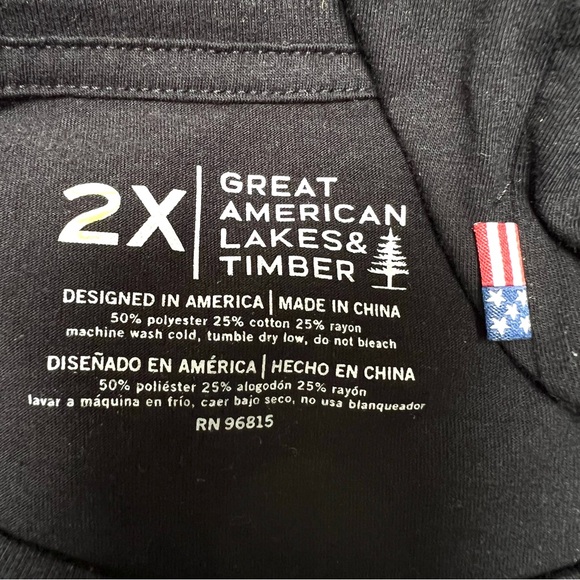 GALT Patriotic Black T-shirt‎ 2X Boyfreind Tee & 2001 Cap USA Cap Y2K July 4th - Picture 14 of 16